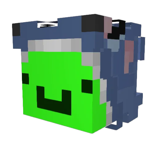 UnexpectedGamez Minecraft avatar head, 3D render