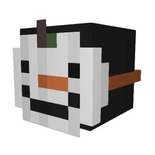UnfadingAuto Minecraft avatar head, 3D render
