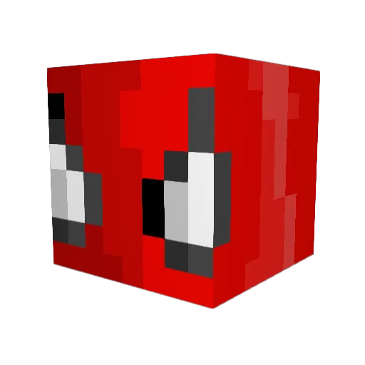 UnforgivenMime Minecraft avatar head, 3D render