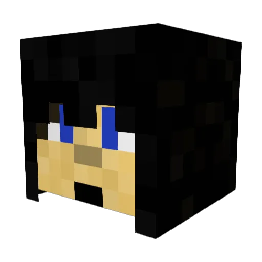 UnfrigginLime Minecraft avatar head, 3D render