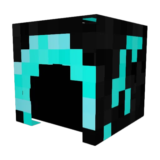 UnfrndlyGhostCat Minecraft avatar head, 3D render