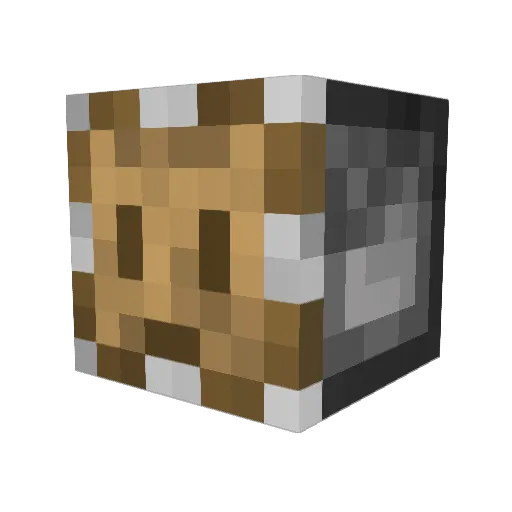 Unguentarium Minecraft avatar head, 3D render