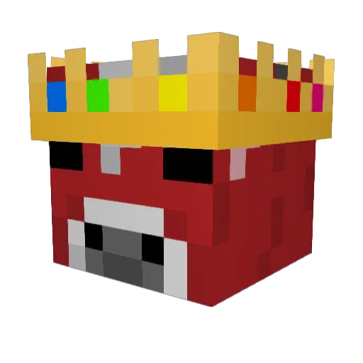 UnholyCalls Minecraft avatar head, 3D render