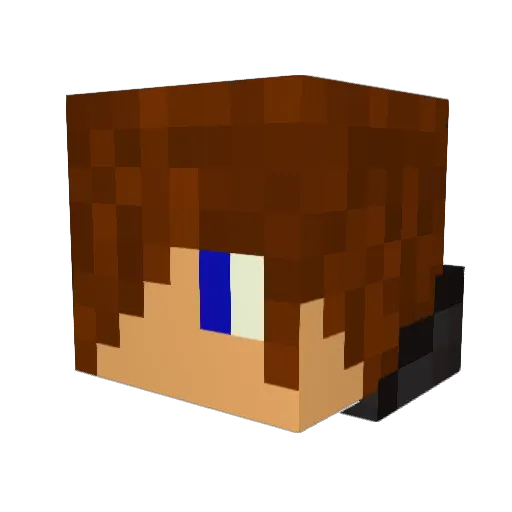 Unholyxkight Minecraft avatar head, 3D render
