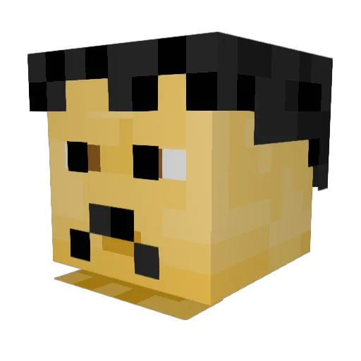 UnhorsedRelic88 Minecraft avatar head, 3D render