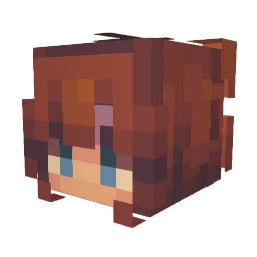UniKitty5685 Minecraft avatar head, 3D render