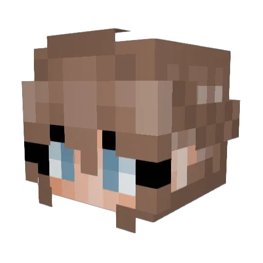 Unicorn0531 Minecraft avatar head, 3D render