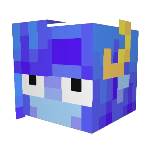 UnicornGirl951 Minecraft avatar head, 3D render