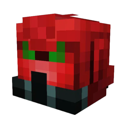 UnicornPancake Minecraft avatar head, 3D render