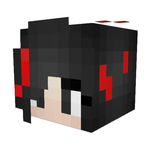 UnicornPower61 Minecraft avatar head, 3D render