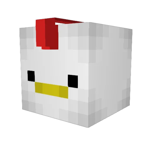 UnicornSlimer Minecraft avatar head, 3D render