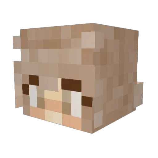 UnicorniaPlayz Minecraft avatar head, 3D render