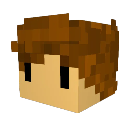 UniformSyter927 Minecraft avatar head, 3D render