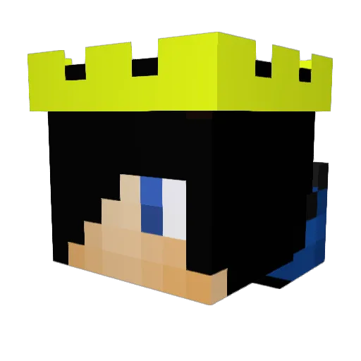 UnigueKiller Minecraft avatar head, 3D render