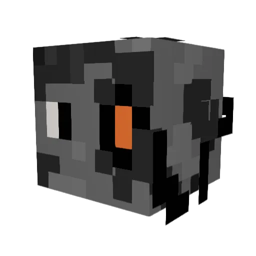 Unimatrix00 Minecraft avatar head, 3D render