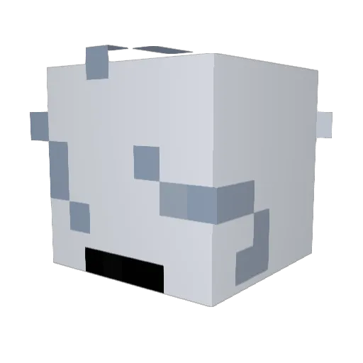Unimot2020 Minecraft avatar head, 3D render
