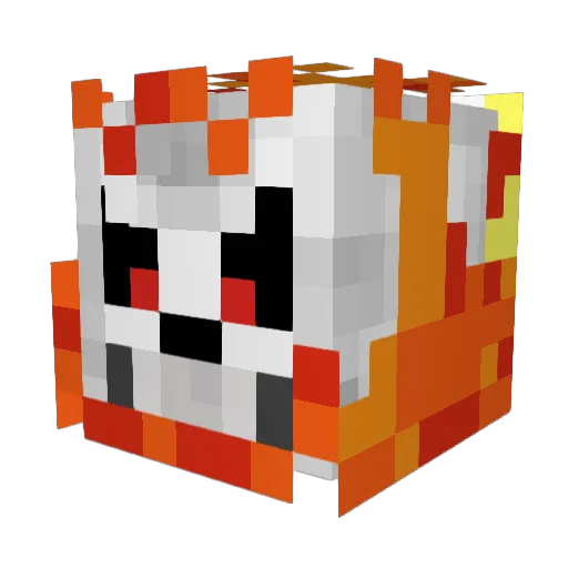 UnionJackPL Minecraft avatar head, 3D render