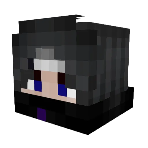 UnitLenny Minecraft avatar head, 3D render