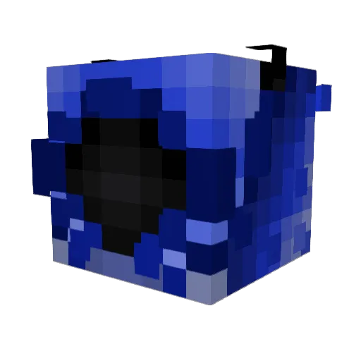 UnitSetMaker Minecraft avatar head, 3D render
