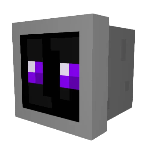 Unit_001 Minecraft avatar head, 3D render