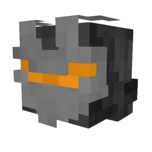 UnitedFC Minecraft avatar head, 3D render