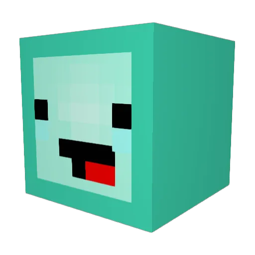 Unity97 Minecraft avatar head, 3D render