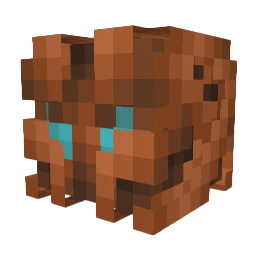 UniversaLBG Minecraft avatar head, 3D render