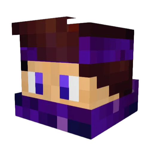 UniversalGaming8 Minecraft avatar head, 3D render