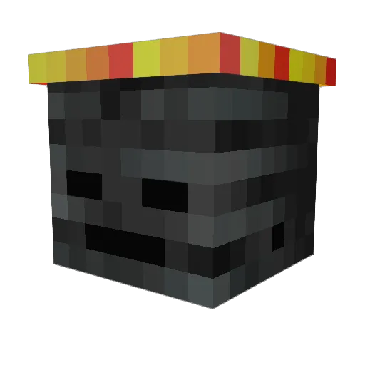 UniversalKingz Minecraft avatar head, 3D render
