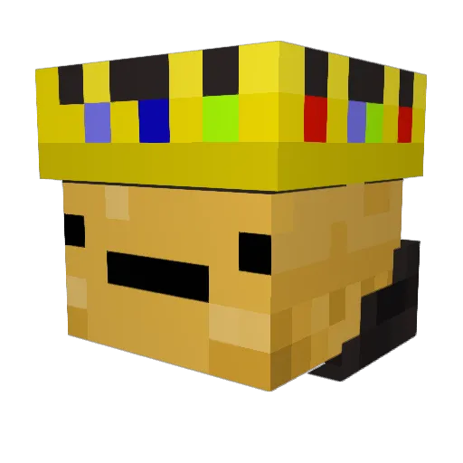 UniversdelaPatat Minecraft avatar head, 3D render