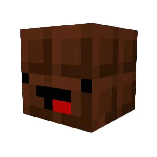 UniverseMoon Minecraft avatar head, 3D render