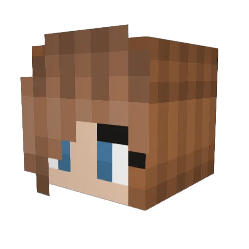 Univicorn7 Minecraft avatar head, 3D render