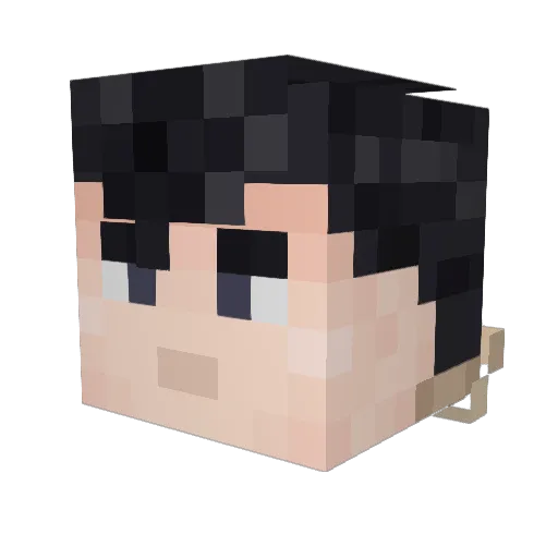 UnkindlyHawk0 Minecraft avatar head, 3D render