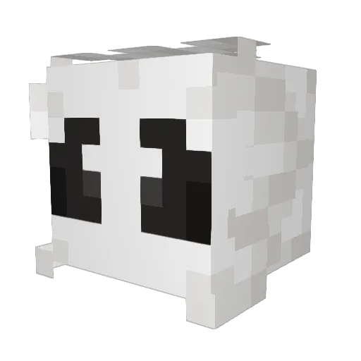 UnkleScrunkle Minecraft avatar head, 3D render
