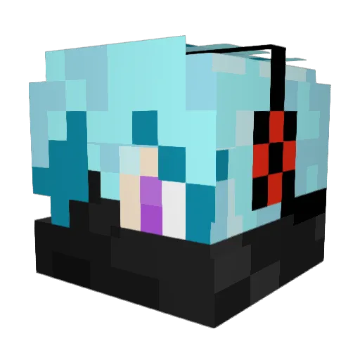 Unkn0wnZer00 Minecraft avatar head, 3D render