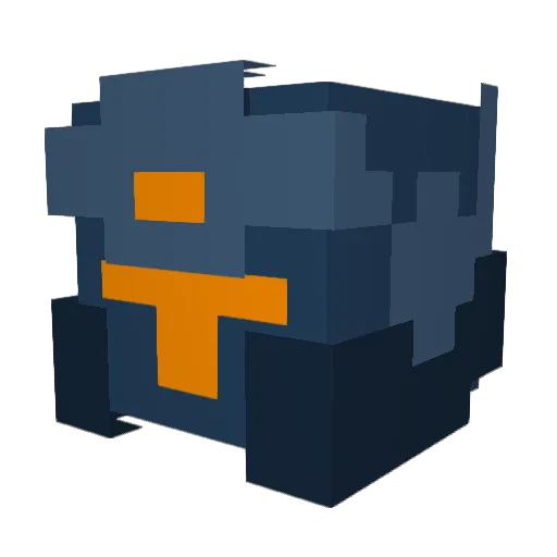 UnknPartic476 Minecraft avatar head, 3D render