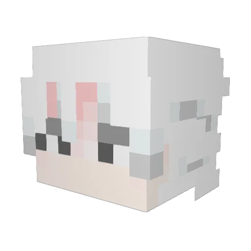 Unknow7788 Minecraft avatar head, 3D render