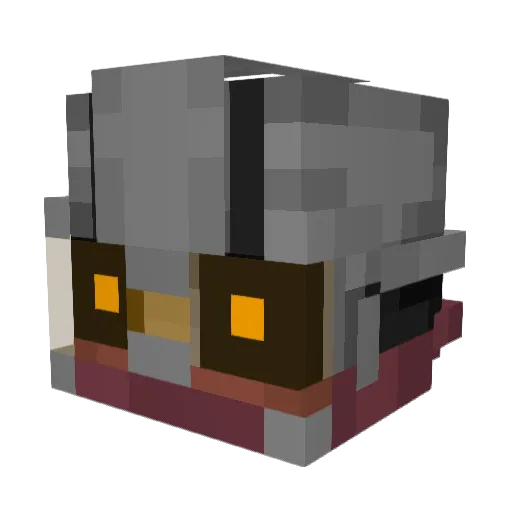 Unknown042011 Minecraft avatar head, 3D render