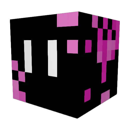 Unknown473_ Minecraft avatar head, 3D render