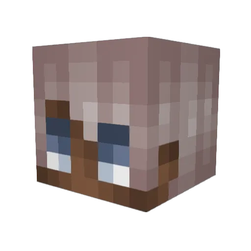 UnknownBlackCat Minecraft avatar head, 3D render