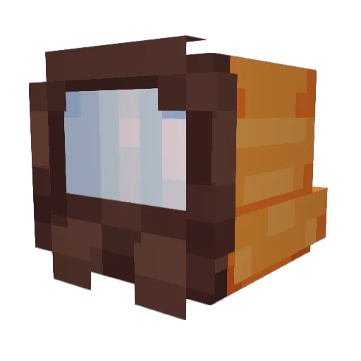 UnknownDuck_ Minecraft avatar head, 3D render