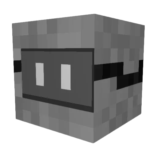 UnknownLifeform3 Minecraft avatar head, 3D render