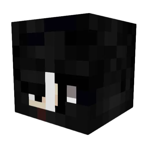 UnknownMiner03 Minecraft avatar head, 3D render