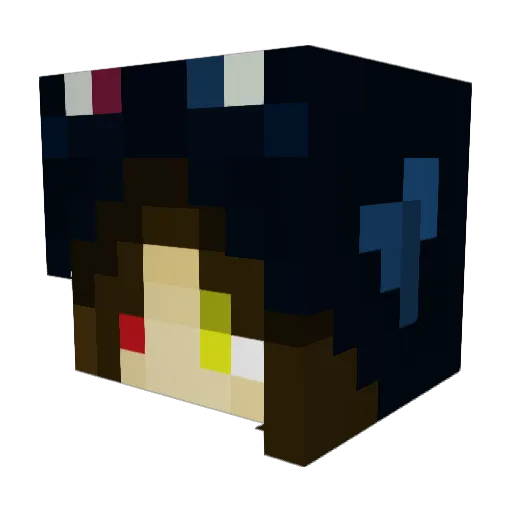 UnknownOdessey Minecraft avatar head, 3D render