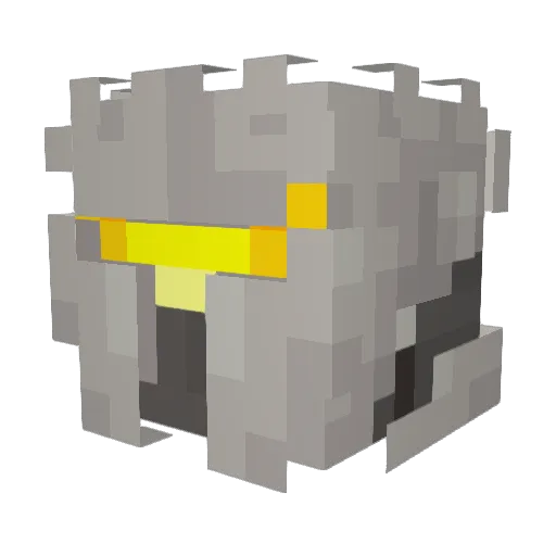 UnknownOne Minecraft avatar head, 3D render