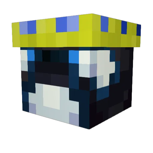 UnknownOrca962 Minecraft avatar head, 3D render