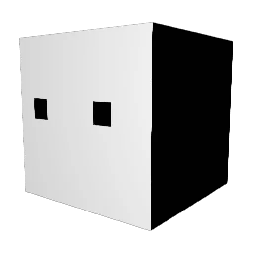 UnknownReason64 Minecraft avatar head, 3D render