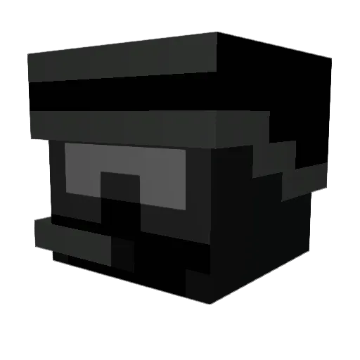 UnknownSoul6 Minecraft avatar head, 3D render