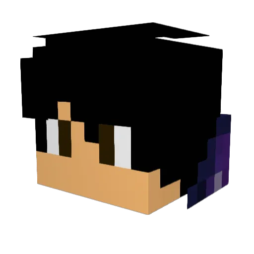 UnknownSyndicate Minecraft avatar head, 3D render