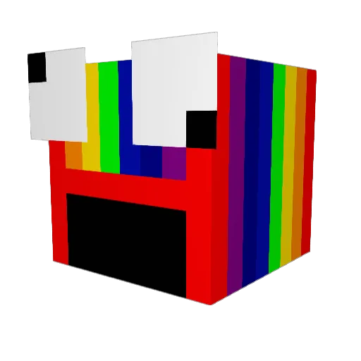 UnknownTyTy Minecraft avatar head, 3D render